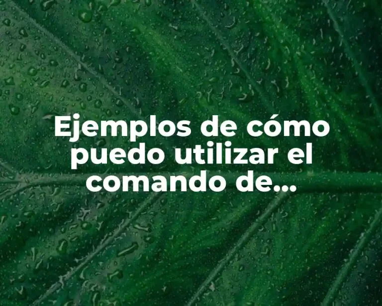 Ejemplos de cómo puedo utilizar el comando de reemplazar