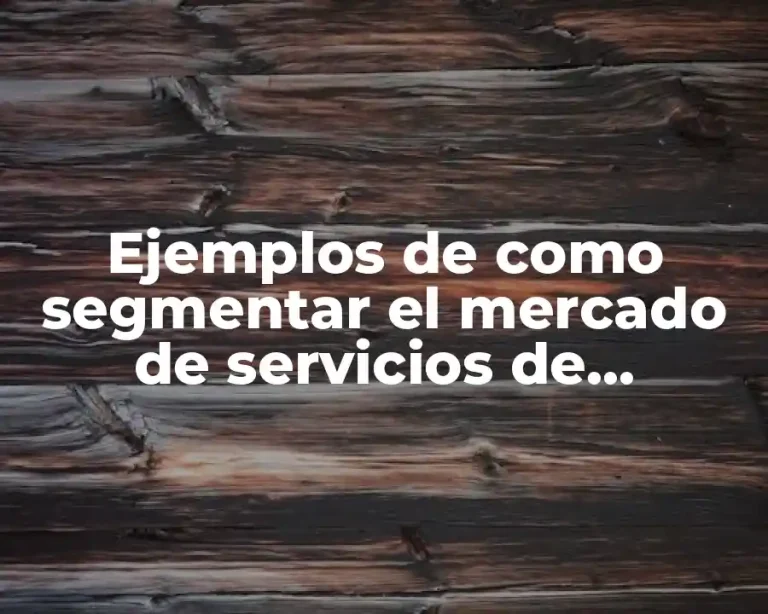 Ejemplos de como segmentar el mercado de servicios de mascotas