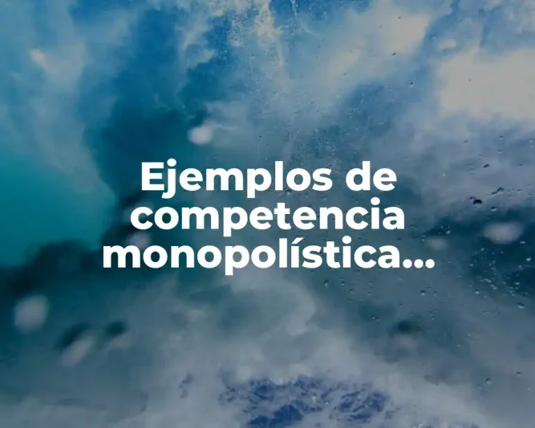 Ejemplos de competencia monopolística McDonald’s