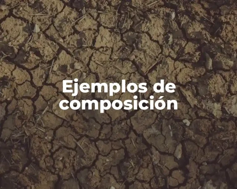 Ejemplos de composición