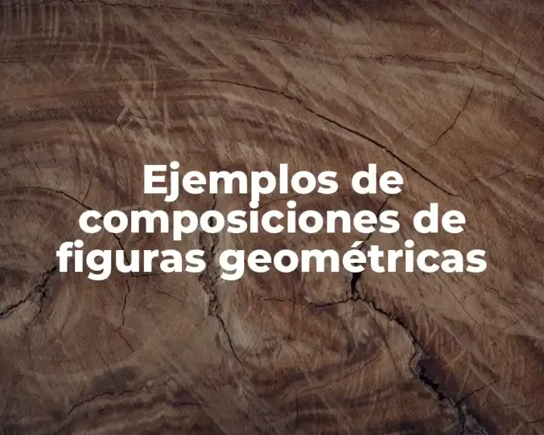 Ejemplos de composiciones de figuras geométricas