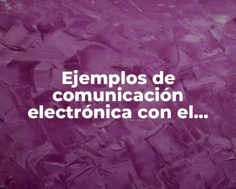 Ejemplos de comunicación electrónica con el proveedor