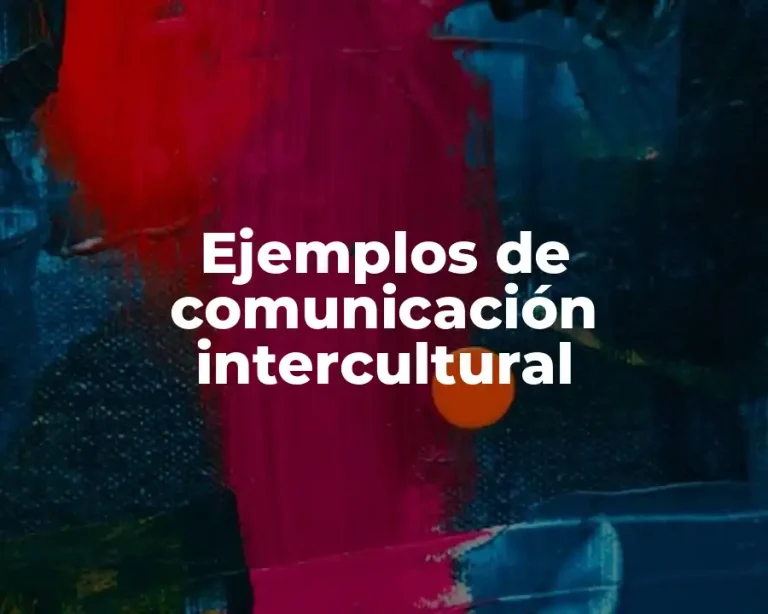 Ejemplos de comunicación intercultural