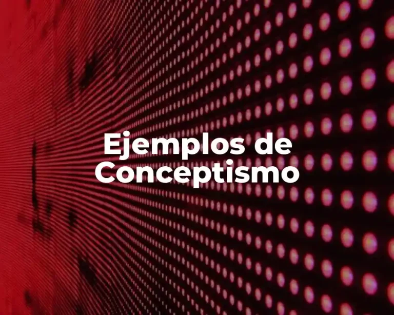 Ejemplos de Conceptismo