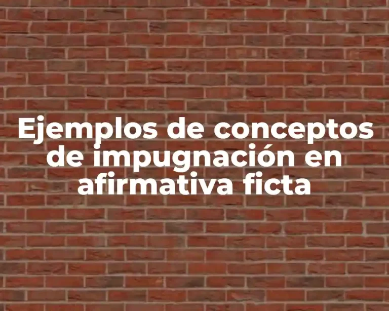 Ejemplos de conceptos de impugnación en afirmativa ficta