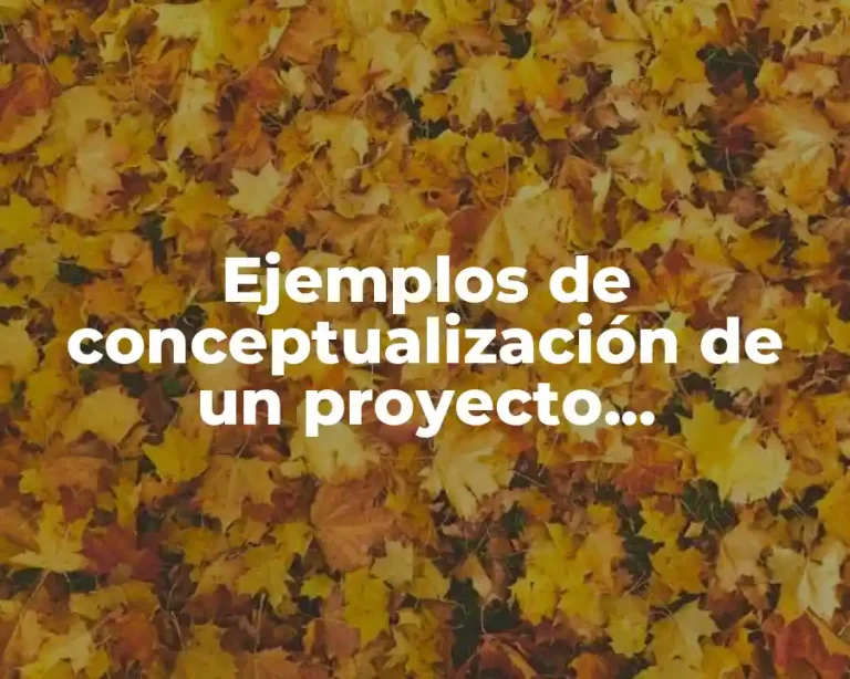Ejemplos de conceptualización de un proyecto arquitectónico