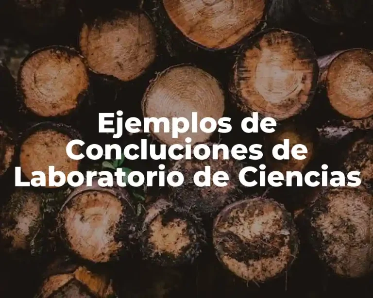 Ejemplos de Concluciones de Laboratorio de Ciencias