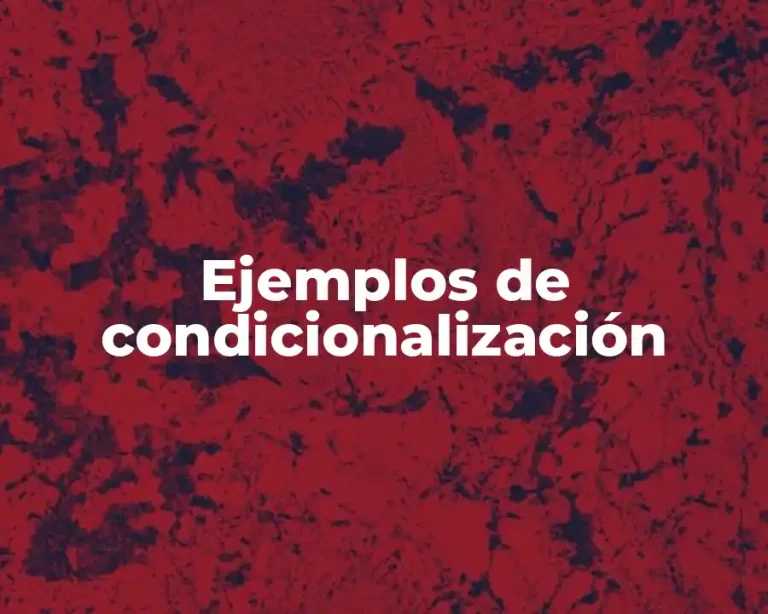 Ejemplos de condicionalización