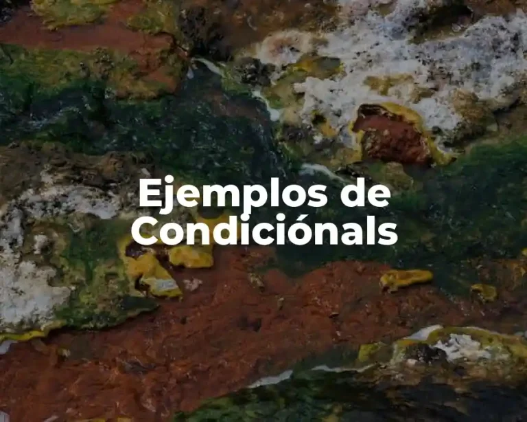 Ejemplos de Condiciónals