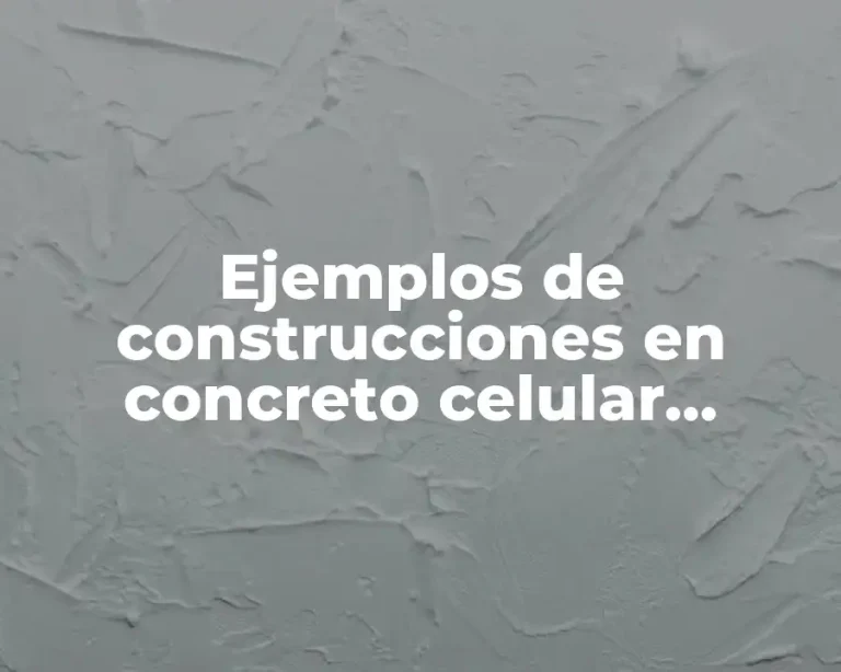 Ejemplos de construcciones en concreto celular polonia
