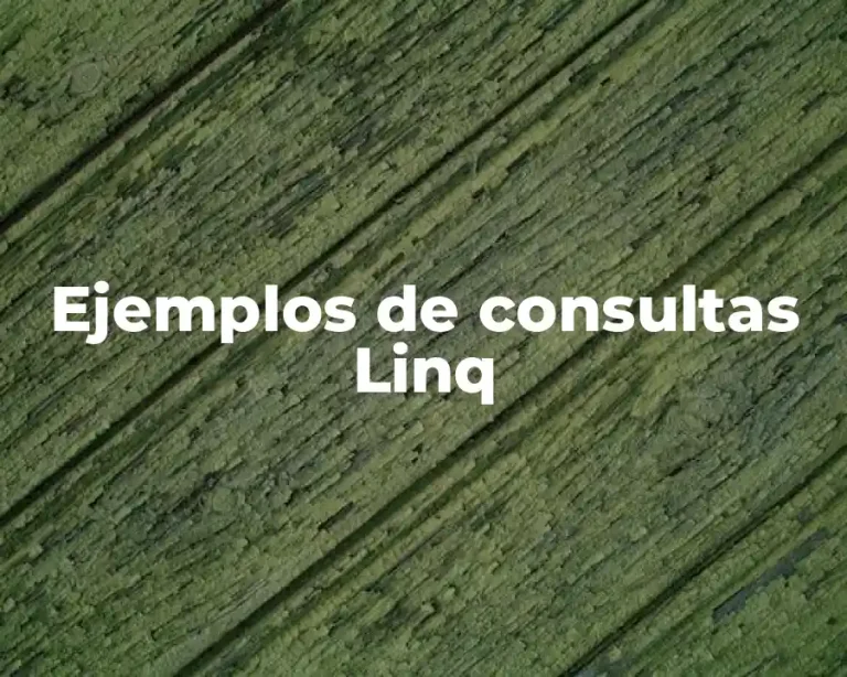 Ejemplos de consultas Linq