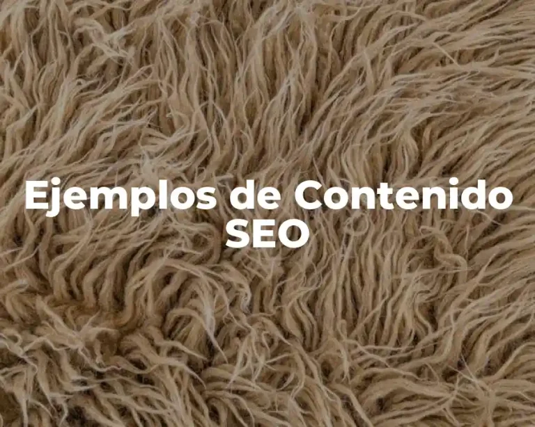 Ejemplos de Contenido SEO