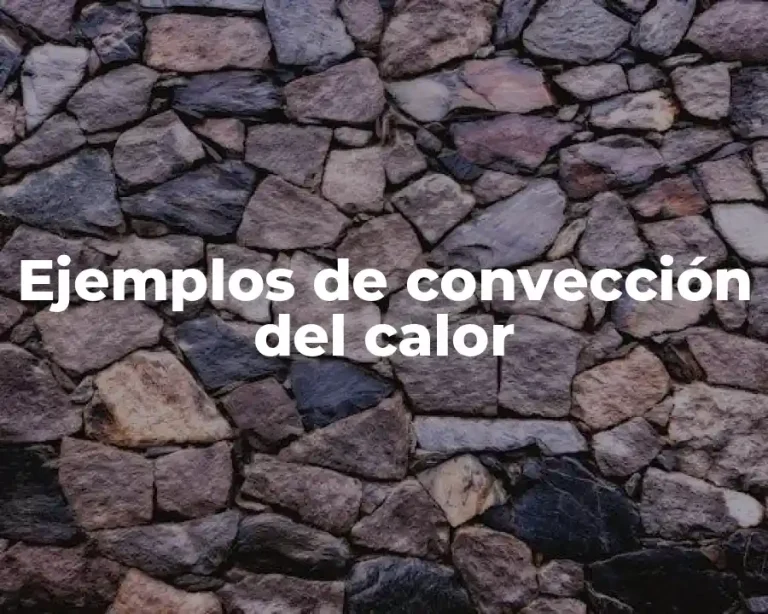 Ejemplos de convección del calor
