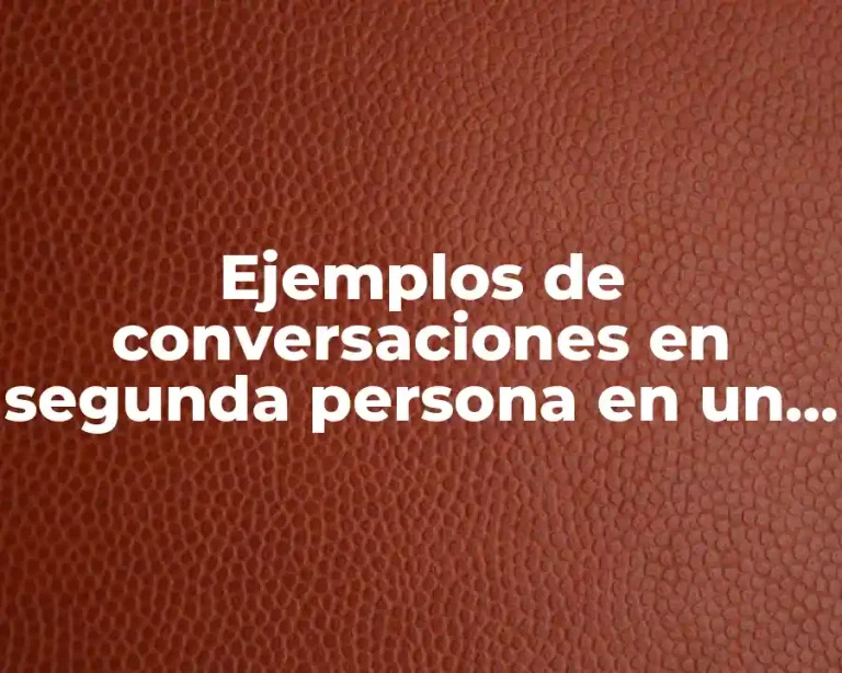 Ejemplos de conversaciones en segunda persona en un restaurante