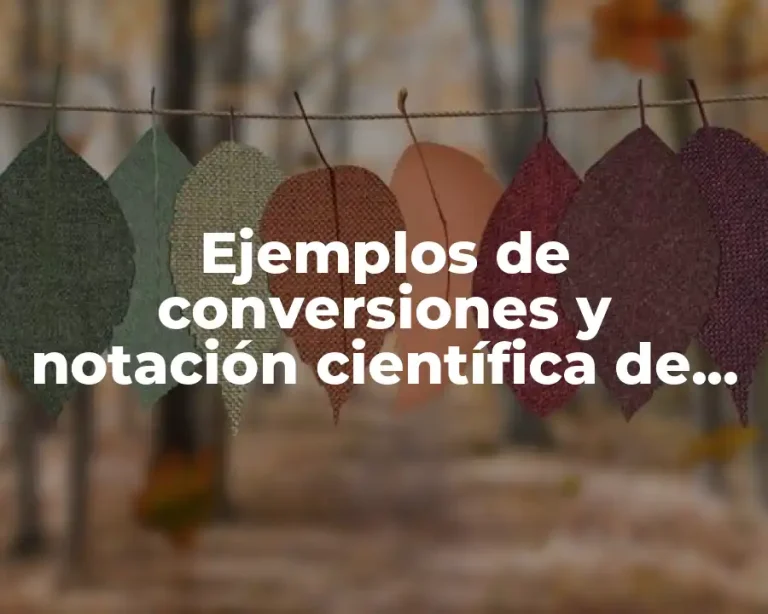 Ejemplos de conversiones y notación científica de masa atómica incluyendo