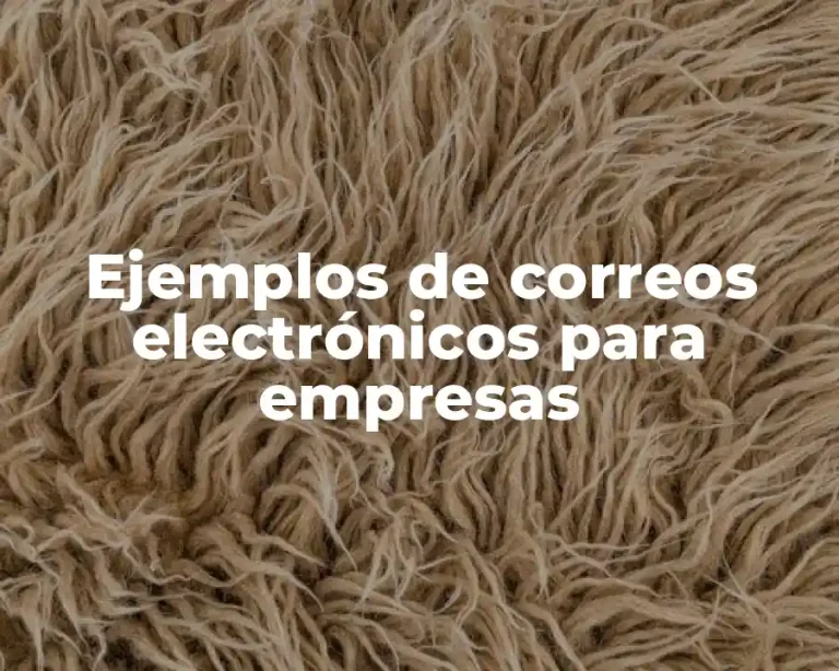 Ejemplos de correos electrónicos para empresas