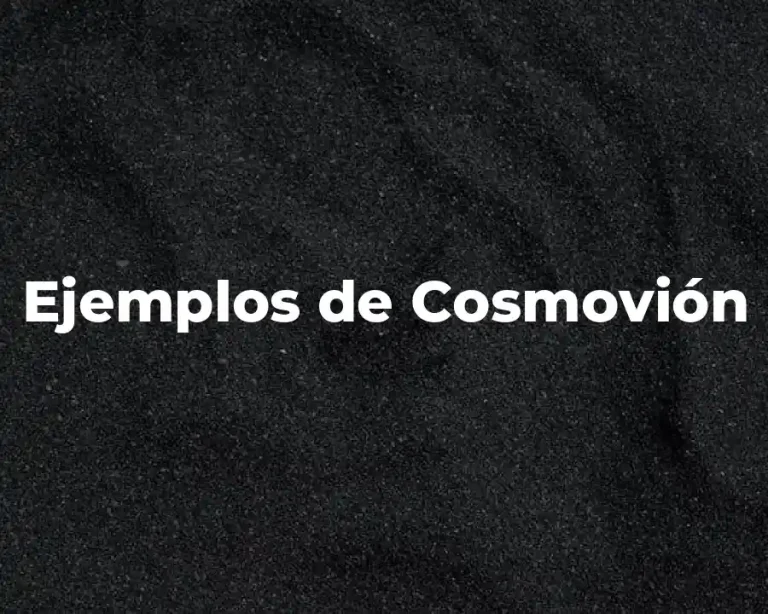 Ejemplos de Cosmovión