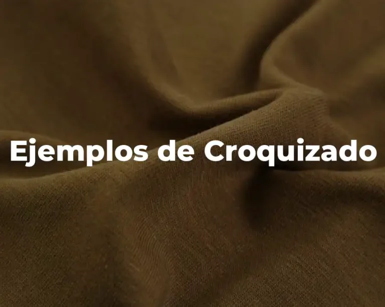 Ejemplos de Croquizado