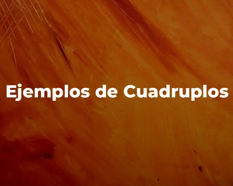 Ejemplos de Cuadruplos