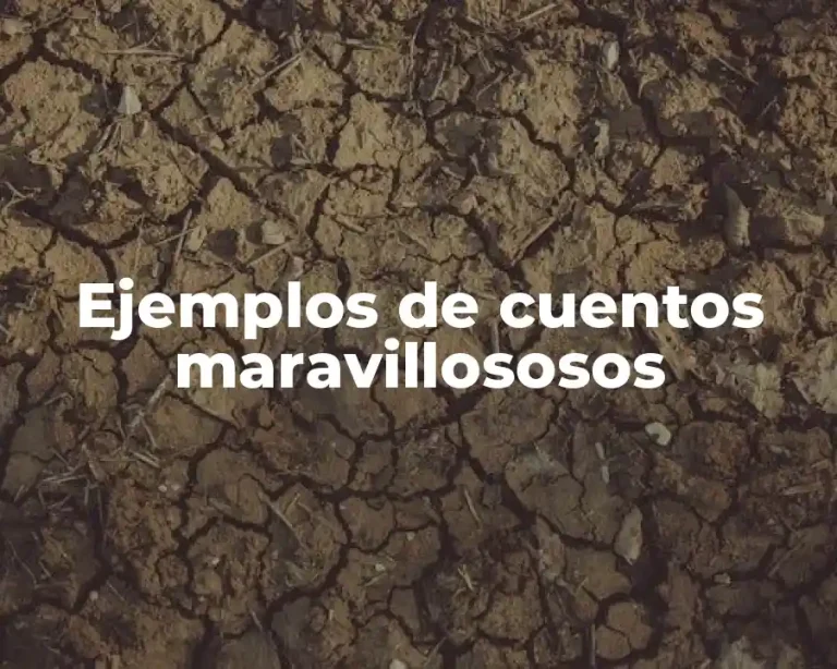 Ejemplos de cuentos maravillososos