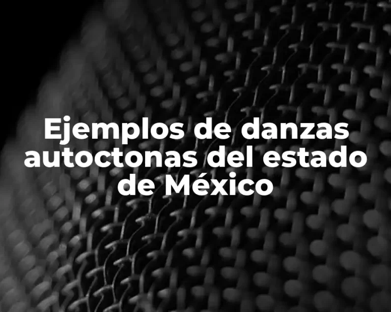 Ejemplos de danzas autoctonas del estado de México