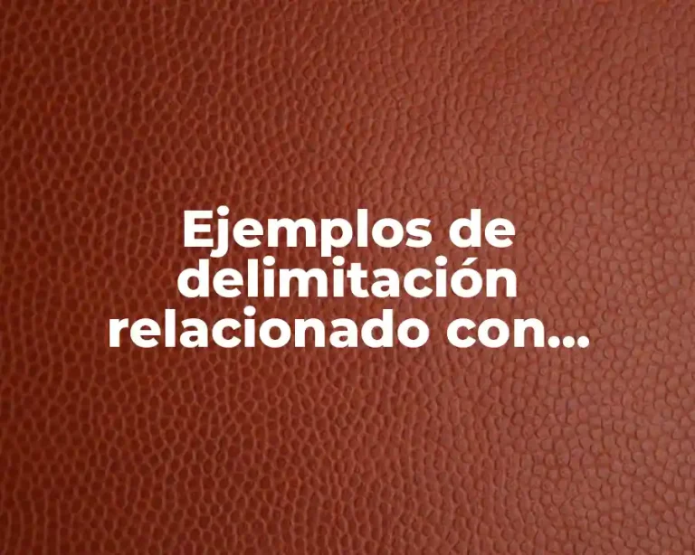 Ejemplos de delimitación relacionado con menores de edad