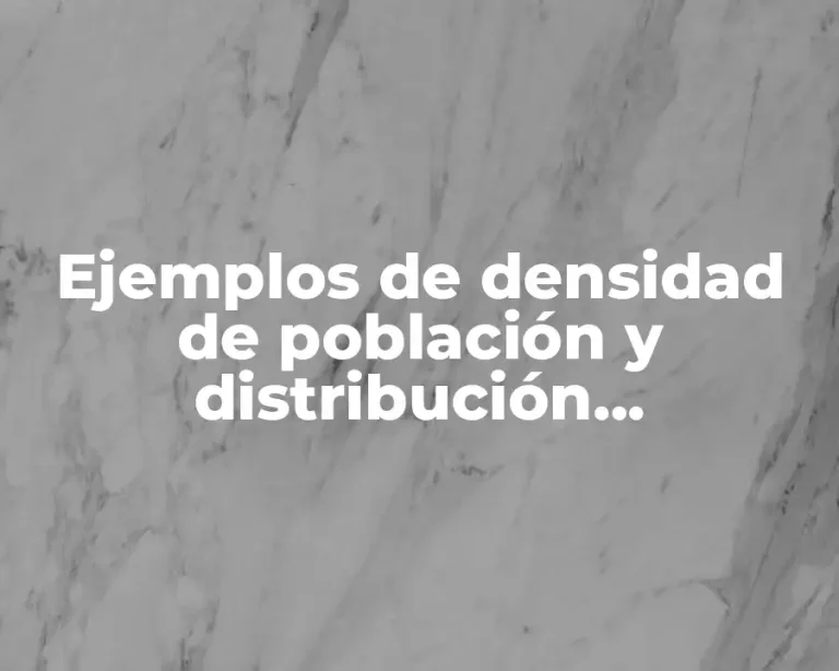 Ejemplos de densidad de población y distribución demográfica maquetas