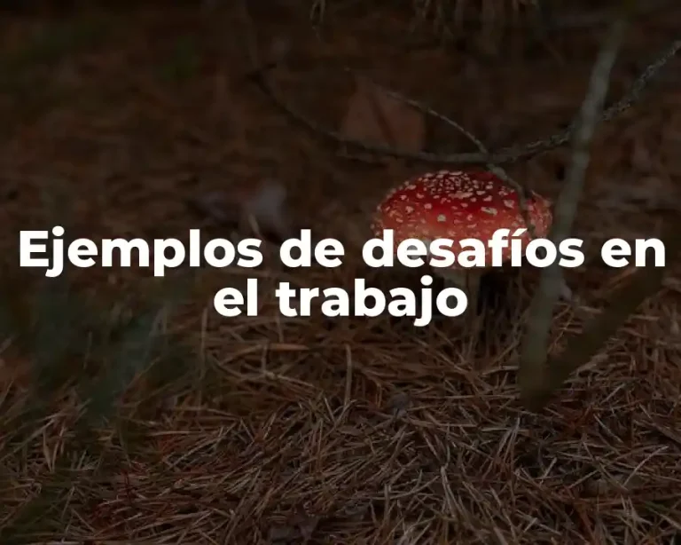 Ejemplos de desafíos en el trabajo