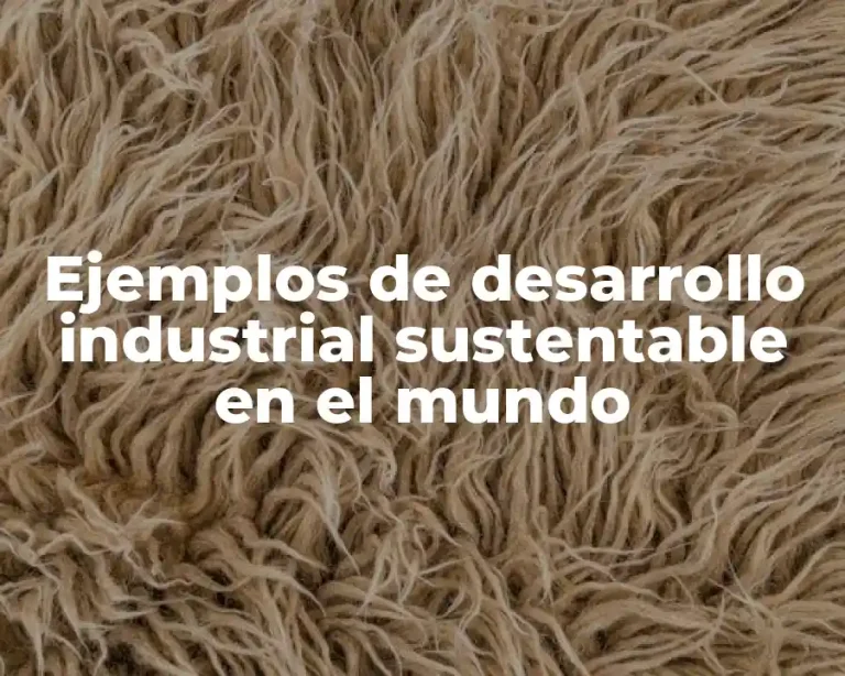 Ejemplos de desarrollo industrial sustentable en el mundo