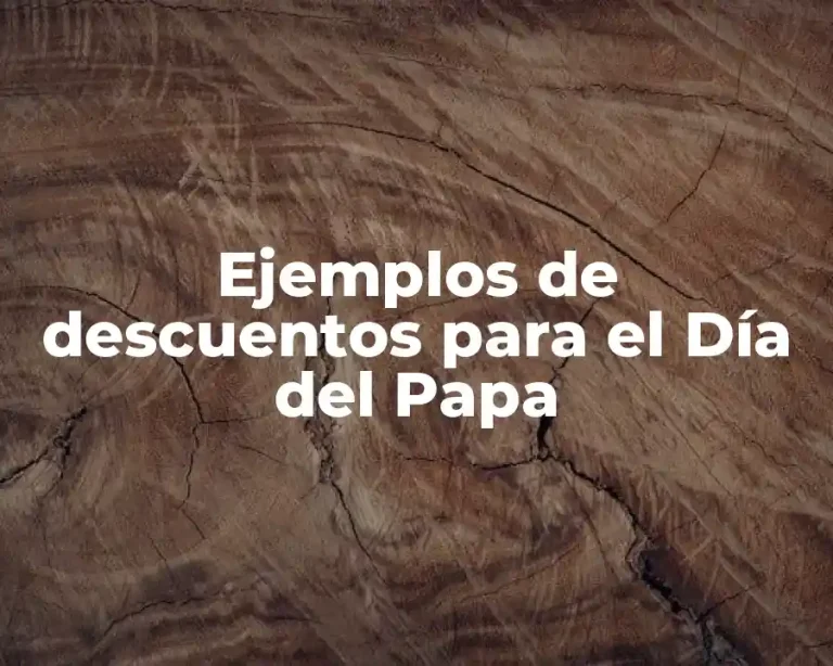Ejemplos de descuentos para el Día del Papa