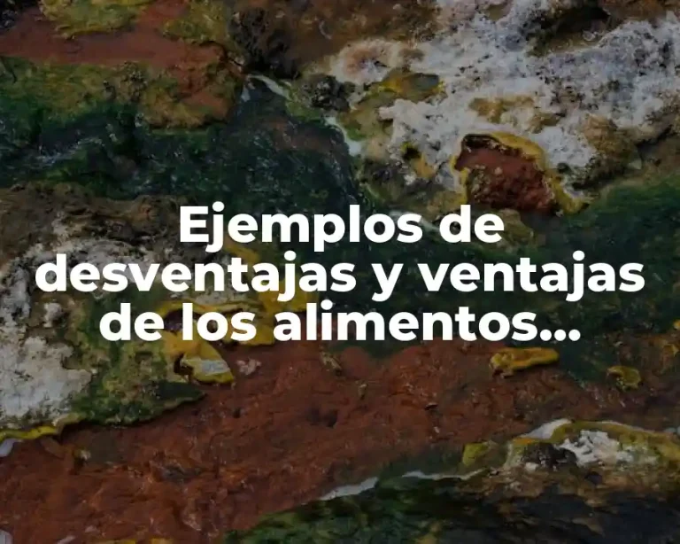 Ejemplos de desventajas y ventajas de los alimentos transgénicos y Significado