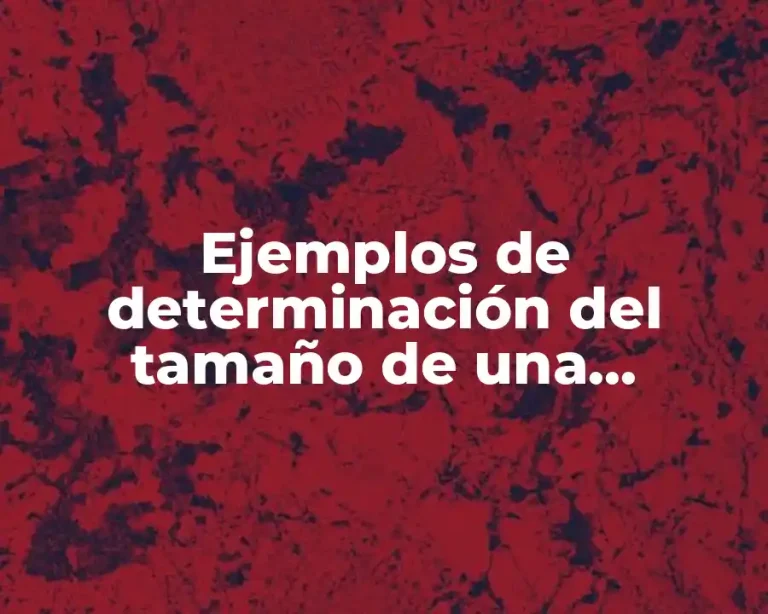 Ejemplos de determinación del tamaño de una instalación