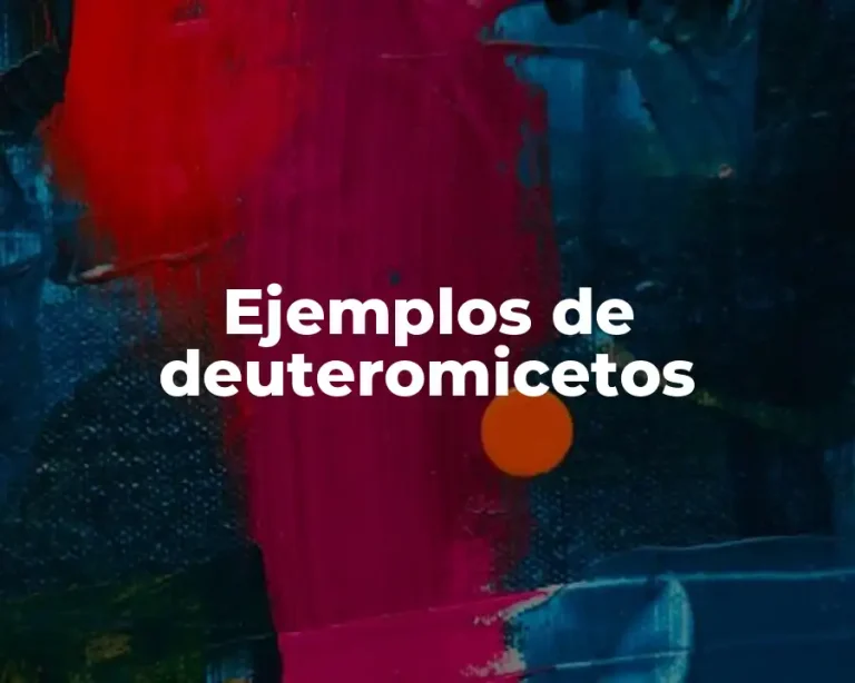 Ejemplos de deuteromicetos