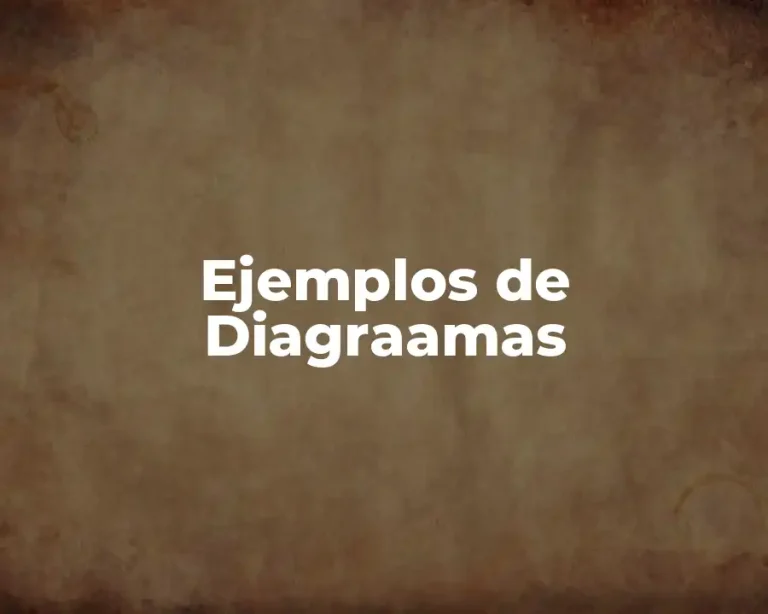 Ejemplos de Diagraamas