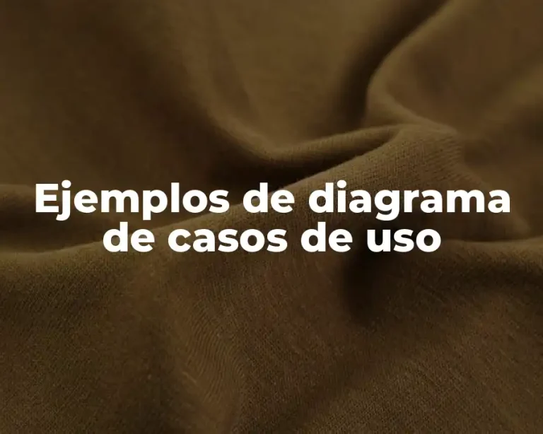 Ejemplos de diagrama de casos de uso