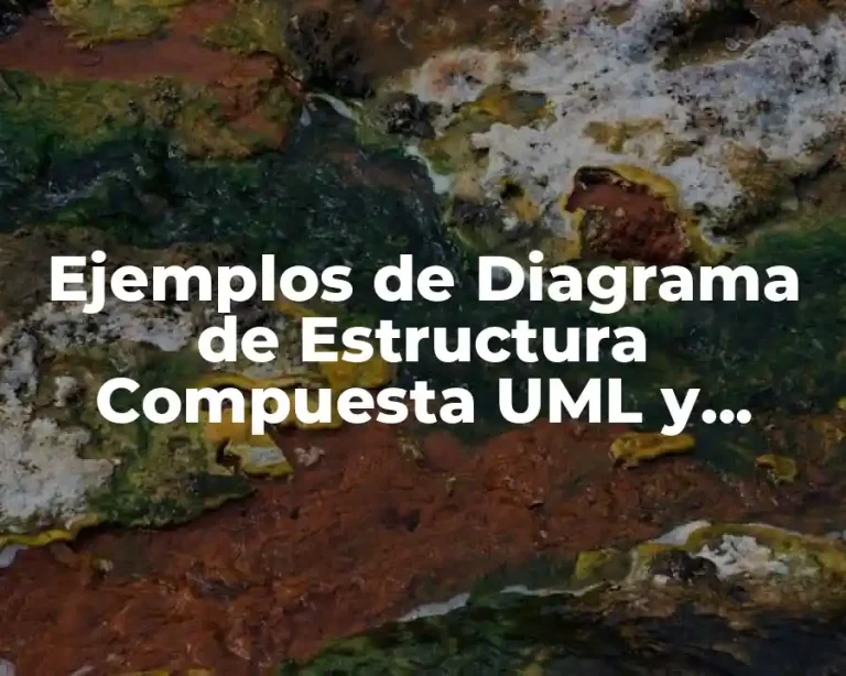 Ejemplos de Diagrama de Estructura Compuesta UML y Significado
