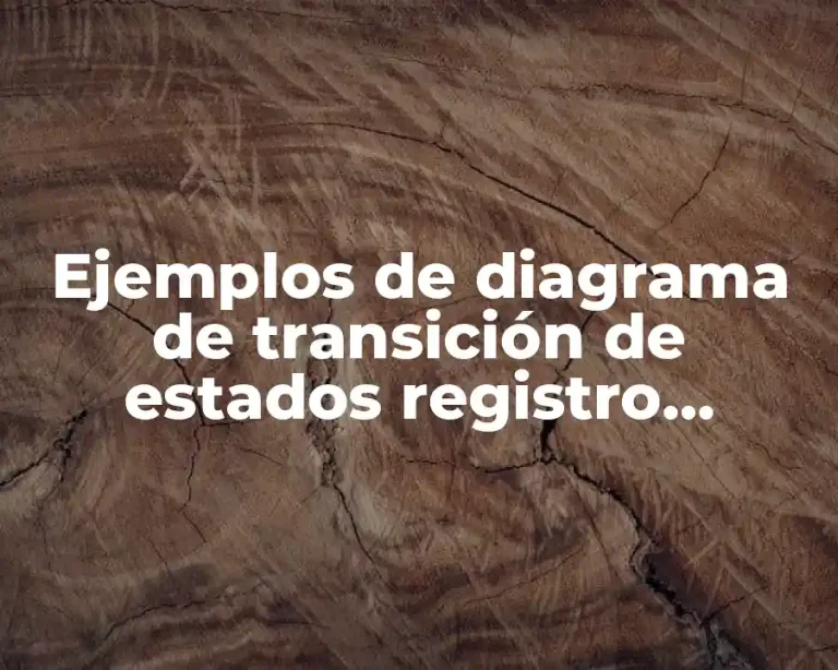 Ejemplos de diagrama de transición de estados registro alumno