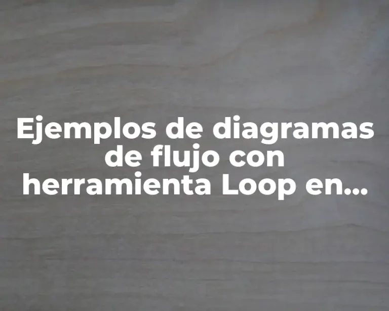 Ejemplos de diagramas de flujo con herramienta Loop en Raptor