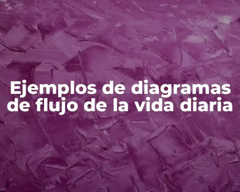 Ejemplos de diagramas de flujo de la vida diaria