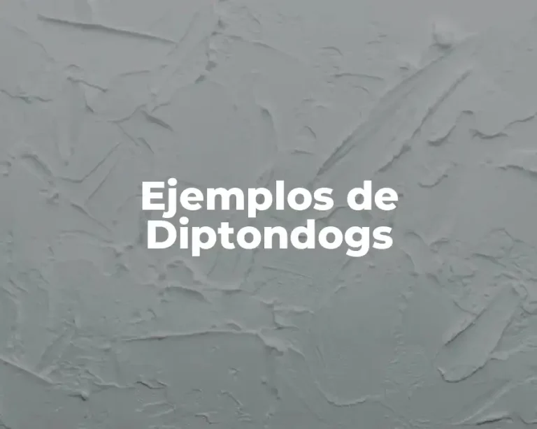 Ejemplos de Diptondogs
