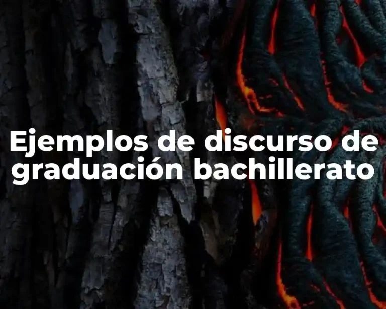 Ejemplos de discurso de graduación bachillerato