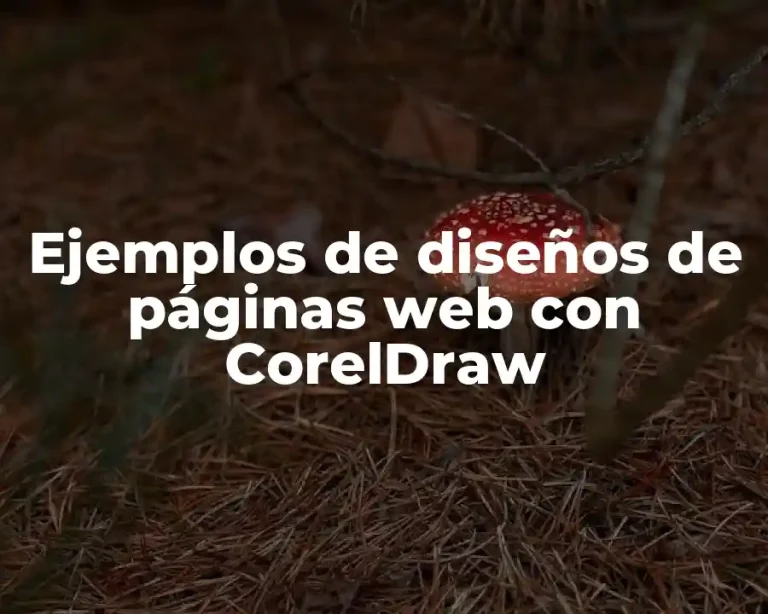 Ejemplos de diseños de páginas web con CorelDraw