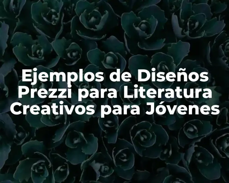 Ejemplos de Diseños Prezzi para Literatura Creativos para Jóvenes