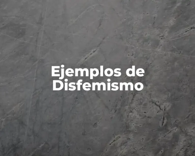 Ejemplos de Disfemismo