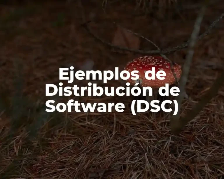 Ejemplos de Distribución de Software (DSC)