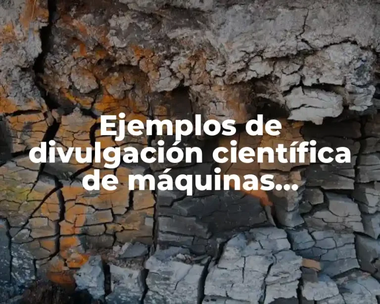 Ejemplos de divulgación científica de máquinas moleculares