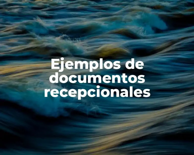 Ejemplos de documentos recepcionales