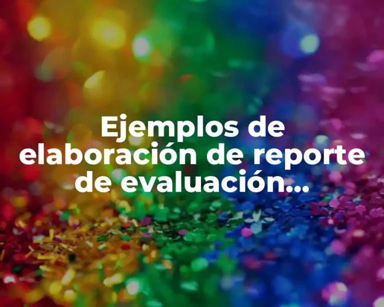 Ejemplos de elaboración de reporte de evaluación diagnóstica de primaria