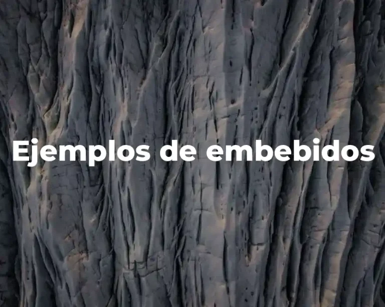 Ejemplos de embebidos