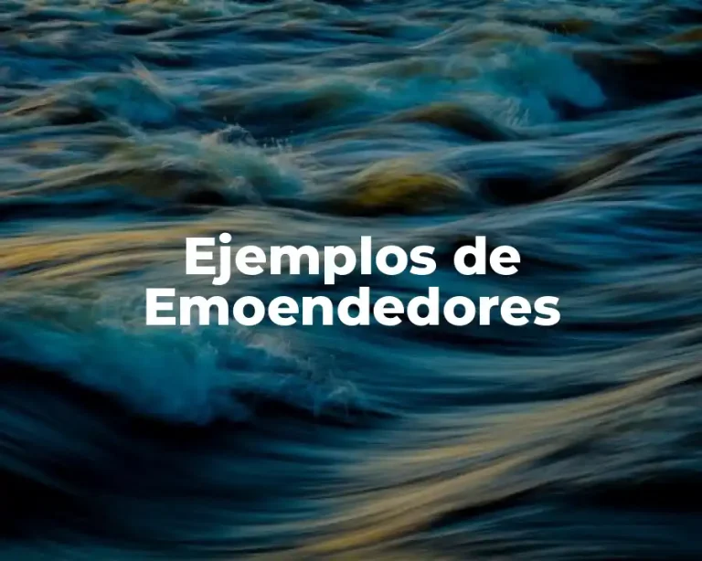 Ejemplos de Emoendedores